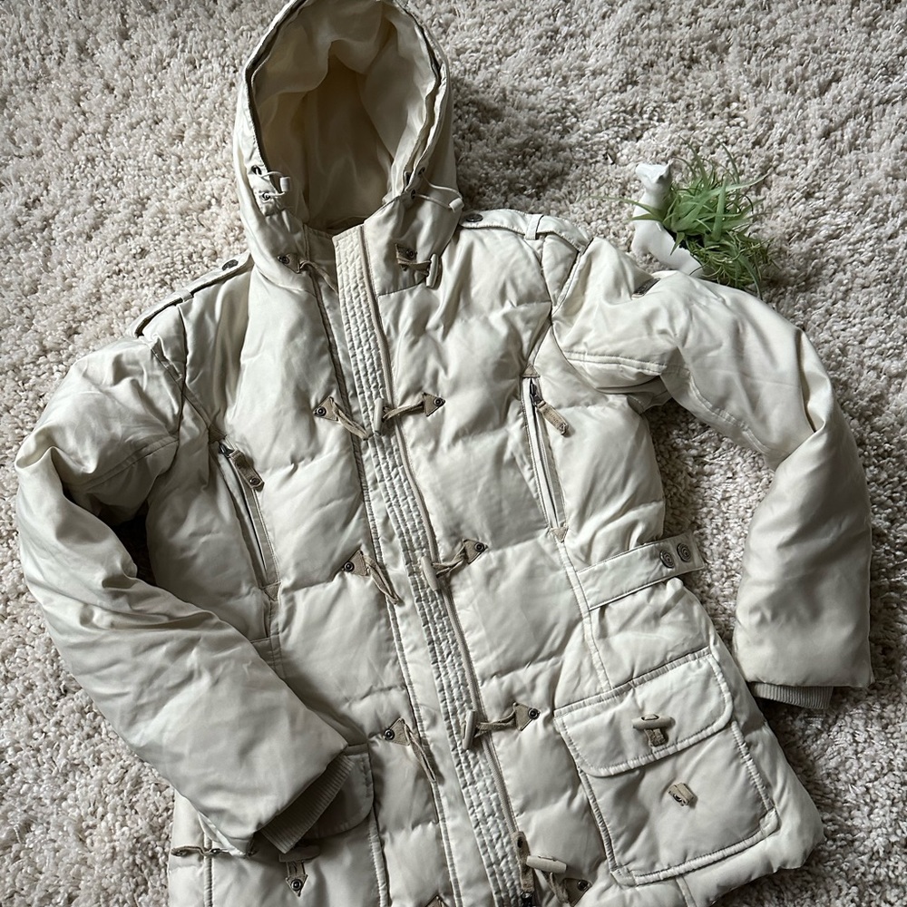 Outventure active wear puffer long cream cute winter women’s long trendi… - Picture 9 of 9